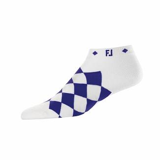 Women's Footjoy ProDry Golf Socks White/Purple NZ-545862